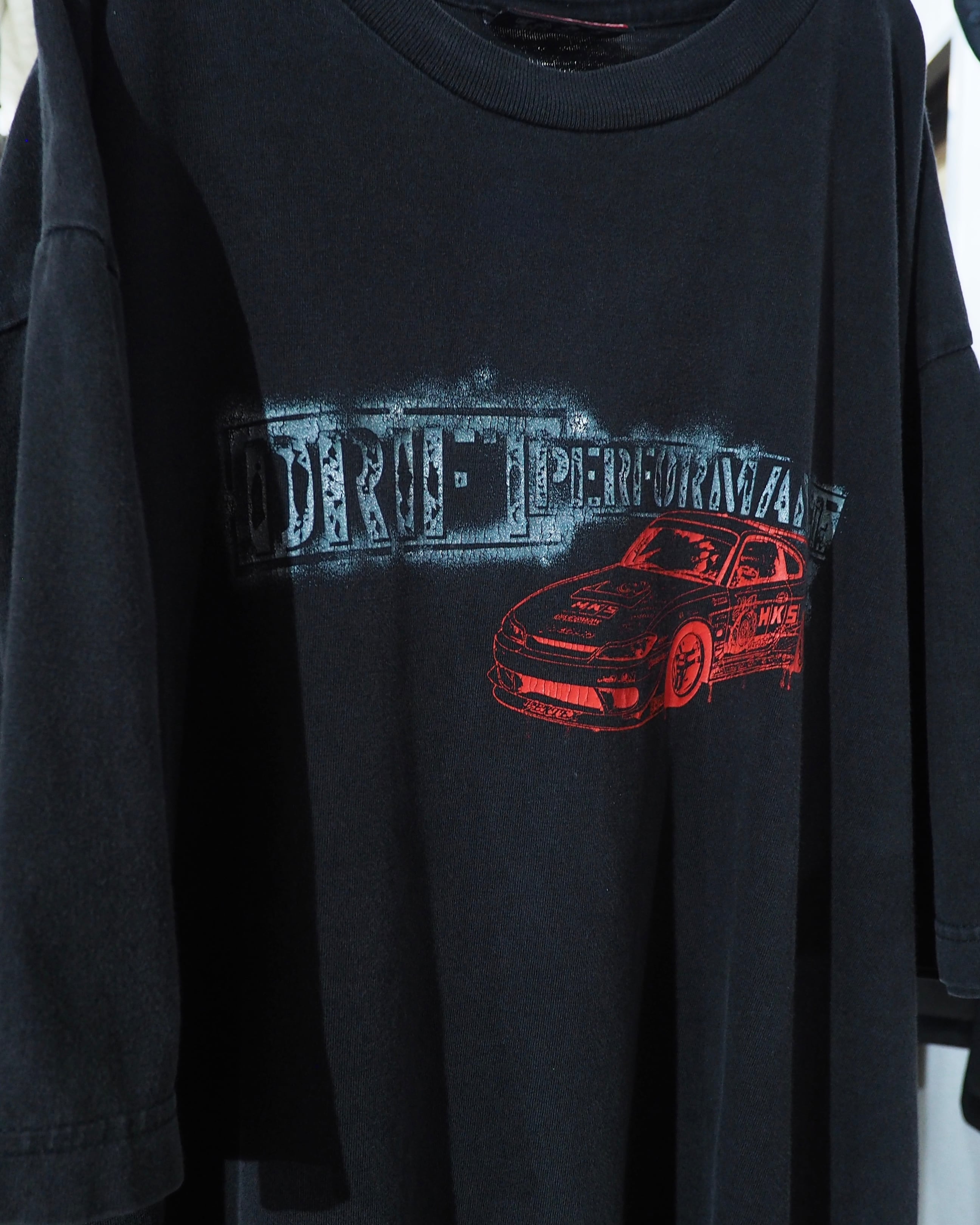 " HKS Hyper Silvla RS-2 " printed Black SS Tee