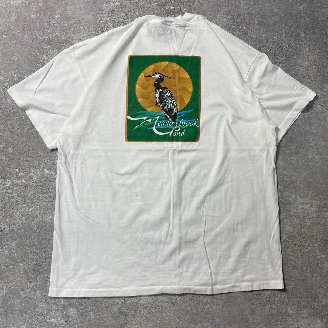 90s USA製 メドーブルック池 公園 vintage Tシャツ