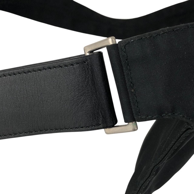 PRADA プラダ ショルダーバッグ ブラック トライアングルロゴ ナイロン スリングバッグ vintage ヴィンテージ オールド 6r35d5