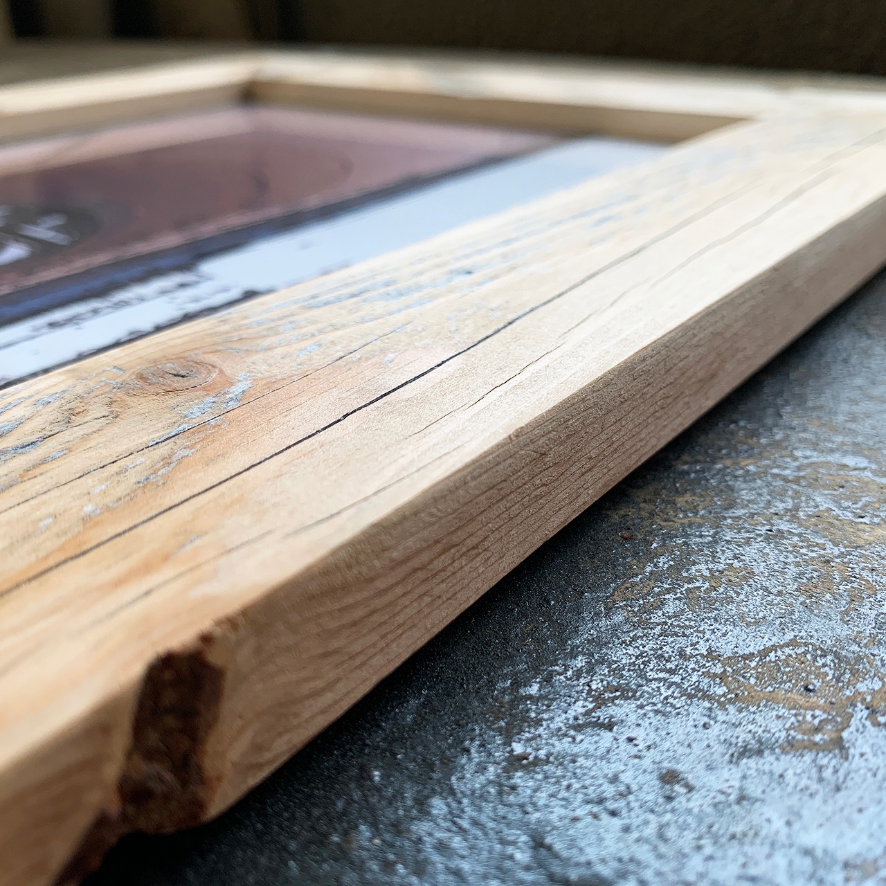 Skip Planed Barn Wood Plain Frame A4サイズ