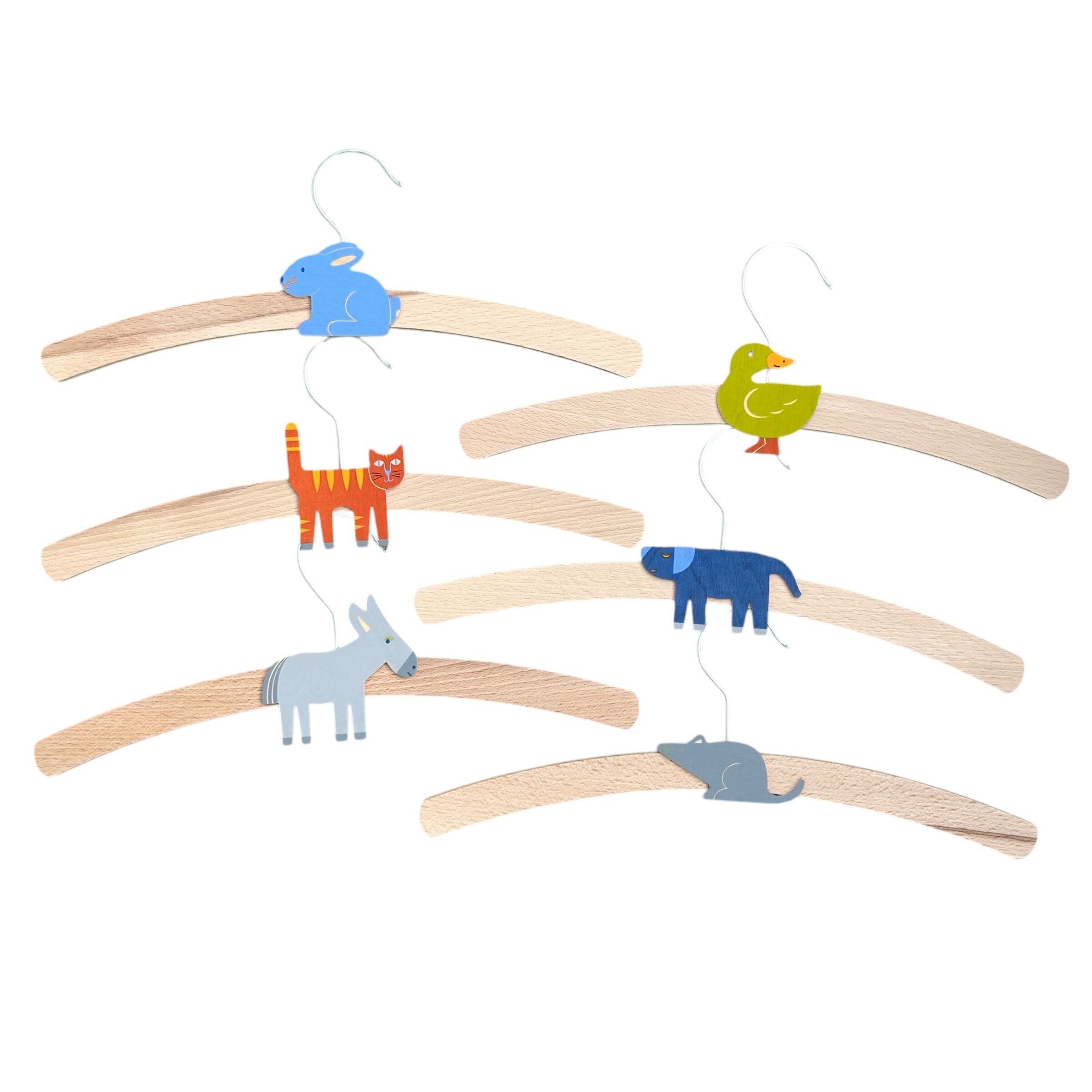 ヘラー社 ハンガー6本セット ろば | 木ままや