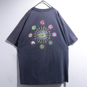 90s “HOUSE OF BLUES” Fade Black Print Design T-shirt