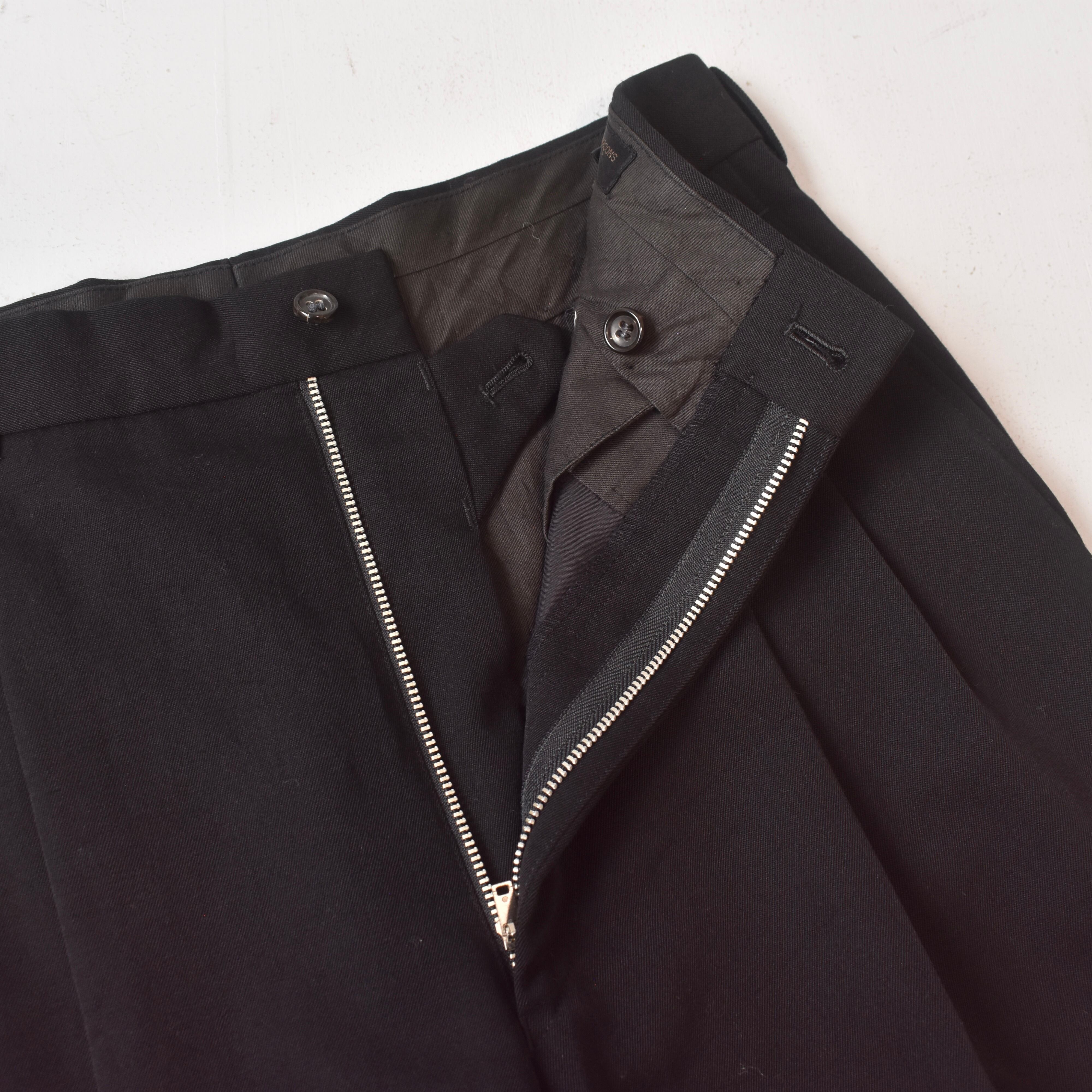 COMME des GARCONS HOMME” 90's~ 『田中オム』 Double Tuck Wool