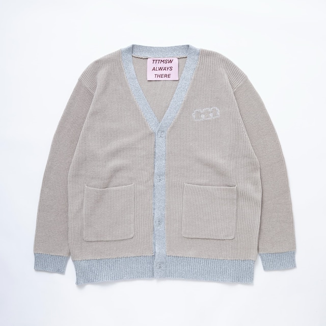 Lame cardigan (GRAY)