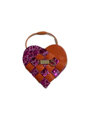 Amuheart Keyring METRIC PINK × ORANGE