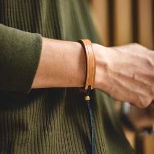 Minimal Leather Adjustable Bracelet / ミニマル レザー アジャスタブル ブレスレット