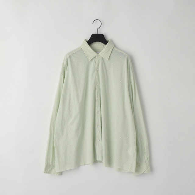 KANEMASA PHIL. / 46G Stripe Artisan Shirt(YELLOW BLUE DYE)