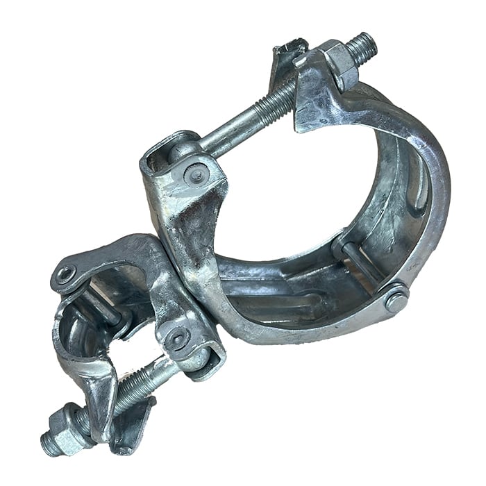 Φ115 × 兼用 クランプ 直交 5個 8604 サポートクランプ 津軽 パイプ 100A,32A,40A  錆 サビ ドブメッキ 溶融亜鉛メッキ 太陽光架台 防錆 土木 建設