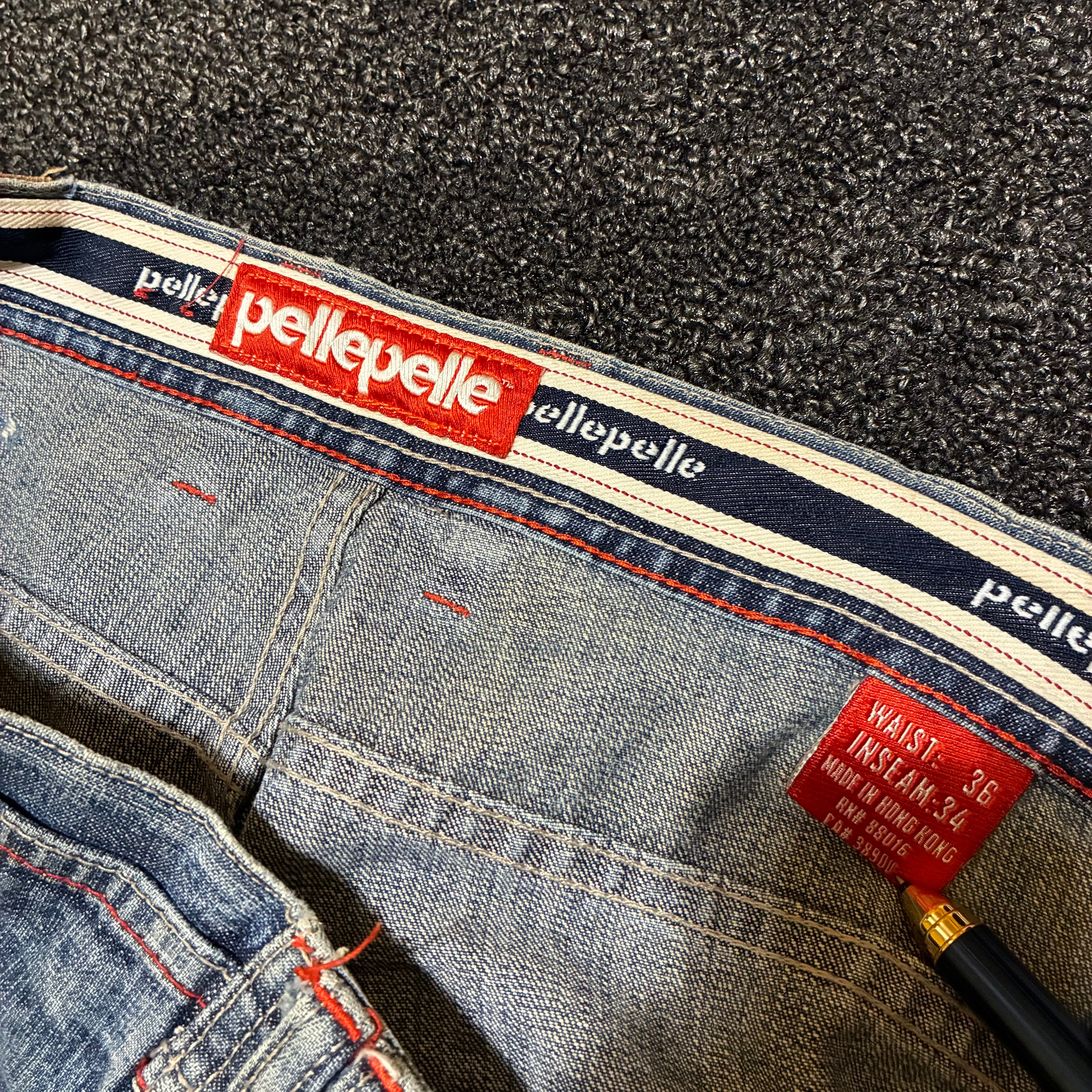 PELLE PELLE Hip Hop Denim Pants W36 ペレペレ ヒップホップ デニム