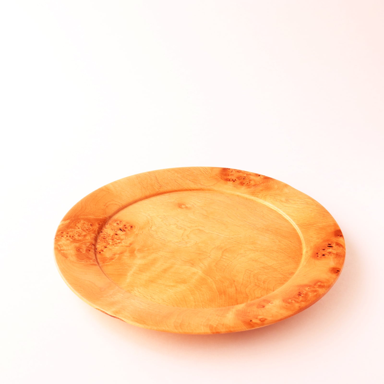 リムプレート ハンノキ瘤入り 一点もの