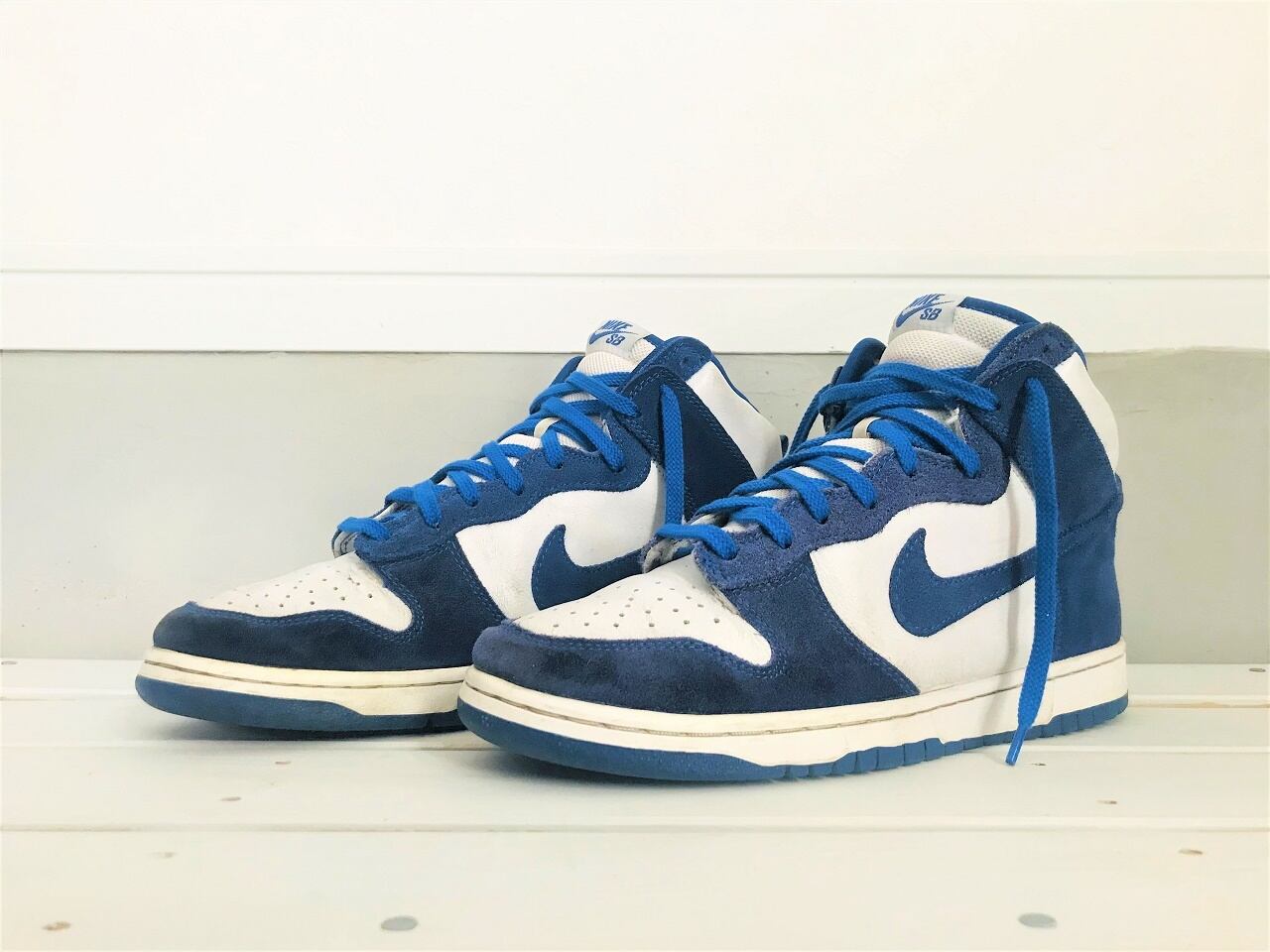 2005 NIKE DUNK HIGH PRO SB "KENTUCKY" BLUE/WHITE