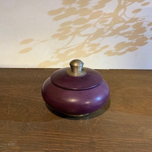 Berber Pottery purple   円盤型