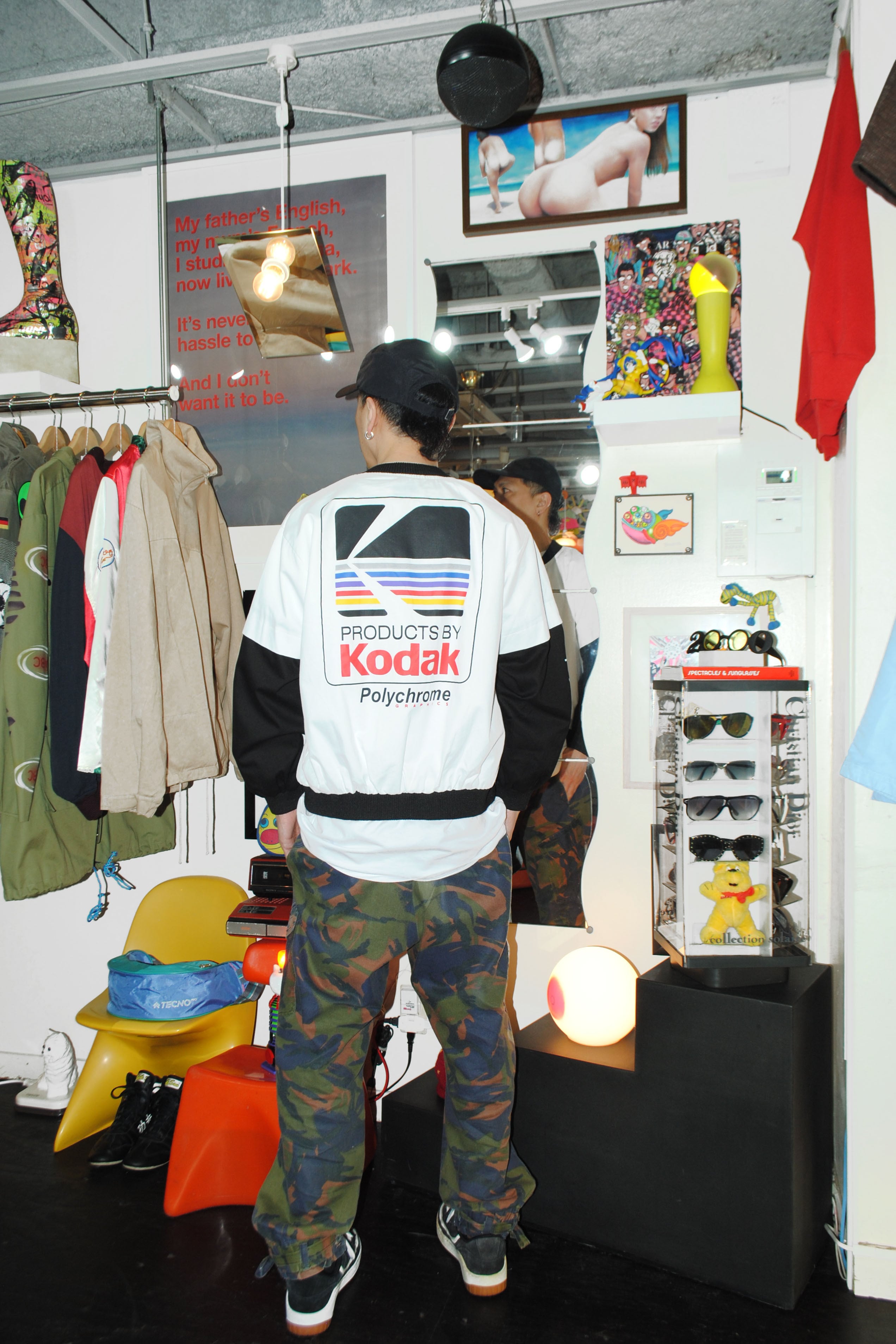 Kodak』90-00s varsity jacket | excube.e_shop