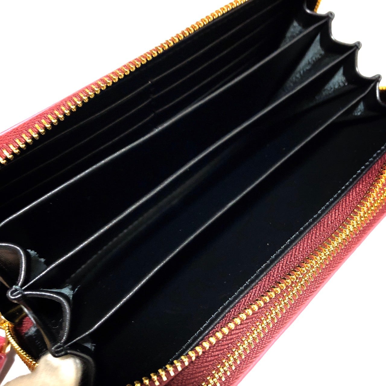 クロコダイル 長財布 本革 センター取り 肚ワニ ダブルファスナー