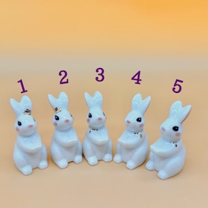 お箸どうぞうさぎ 箸置き 白