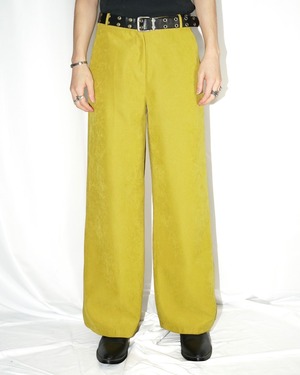 Vintage smooth fabric buggy slacks “made in ITALY”