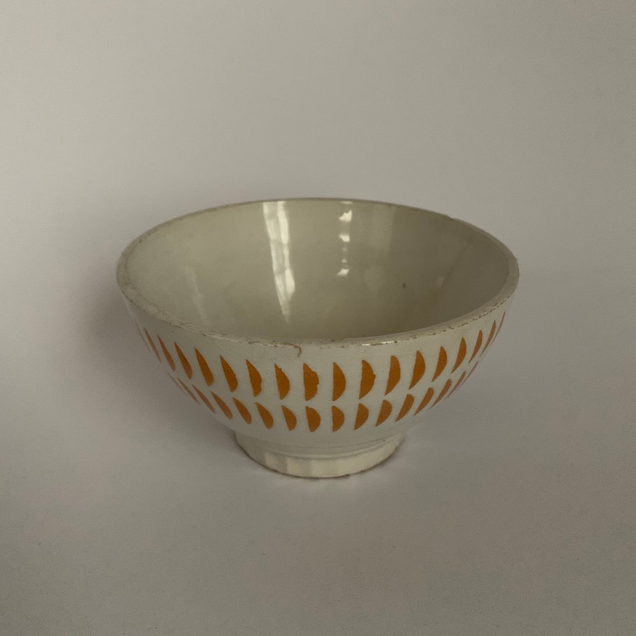 カフェオレボウル フランス さるりす 可愛い黄釉カフェオレボウル