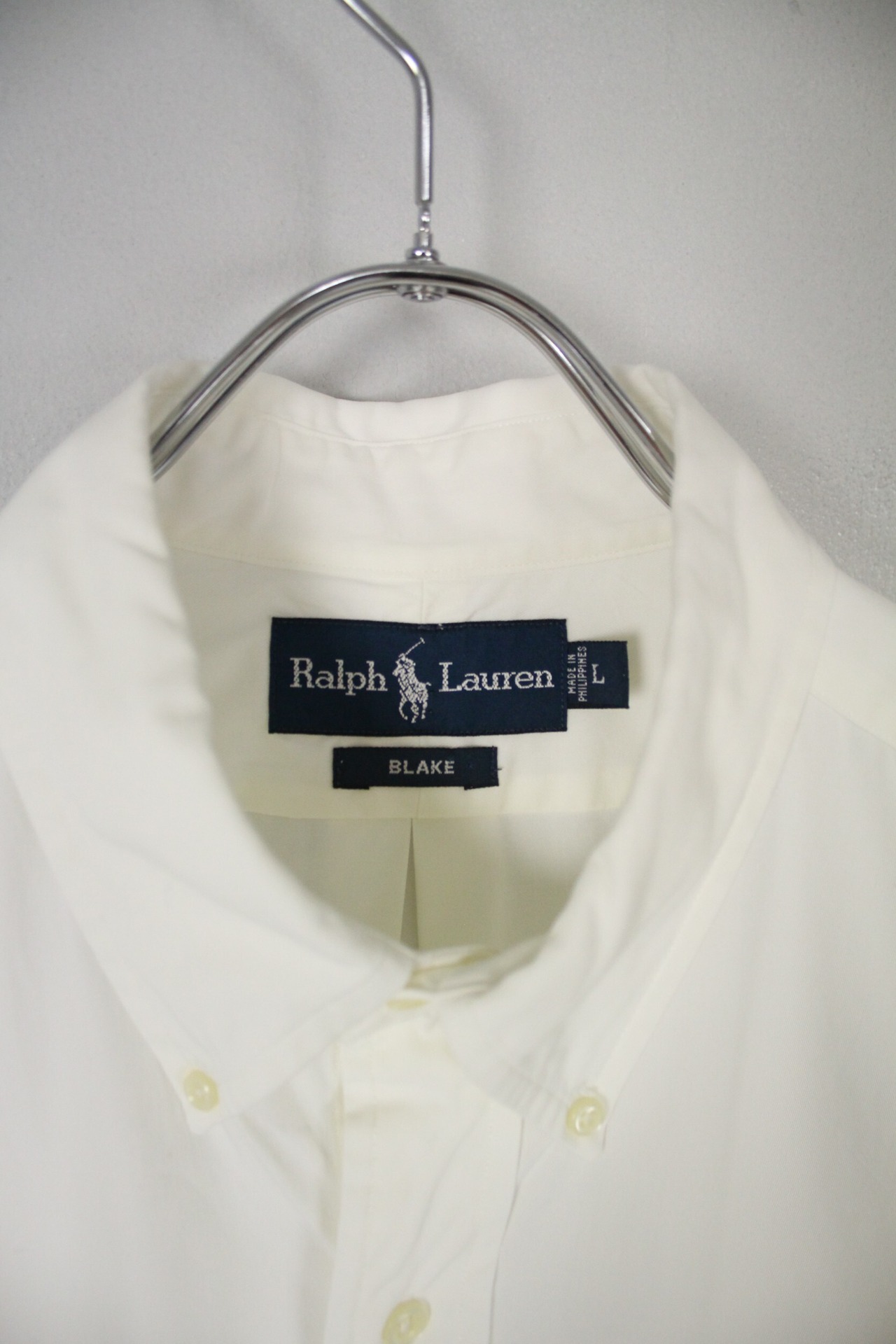 Ralph Lauren ショート丈 白シャツ 【FF-5895】 | cv