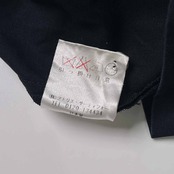 Lois CRAYON ロイスクレヨン ハーフボタン フレア フレンチスリーブ ワンピース M/ブラック レディース