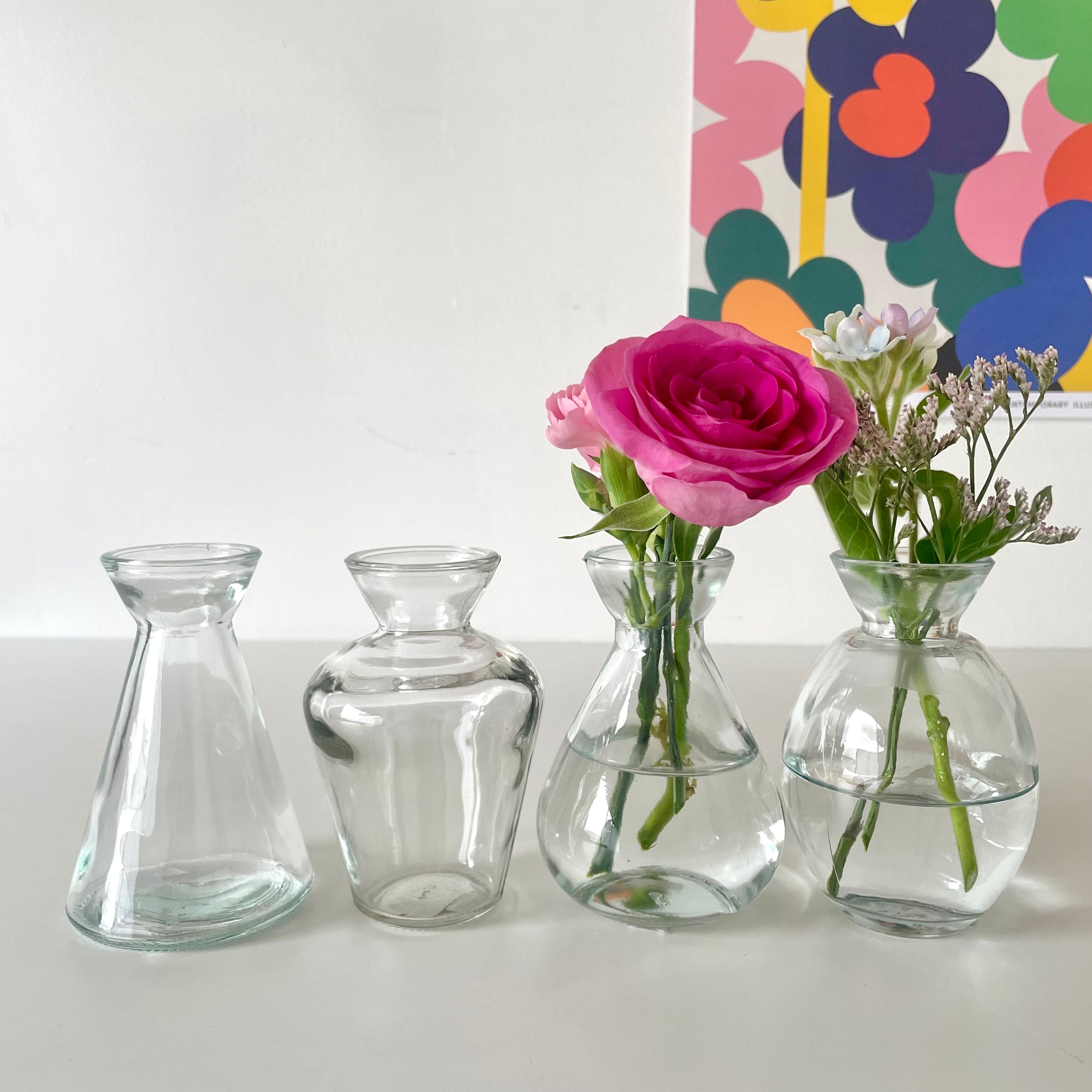 ガラス バラ 花瓶 薔薇とガラス 松川佳代 インテリア絵画 アートの専門