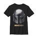 スター・ウォーズ Tシャツ [[ ボーイズサイズ ]]  Star Wars The Mandalorian Iconic Helmet Black