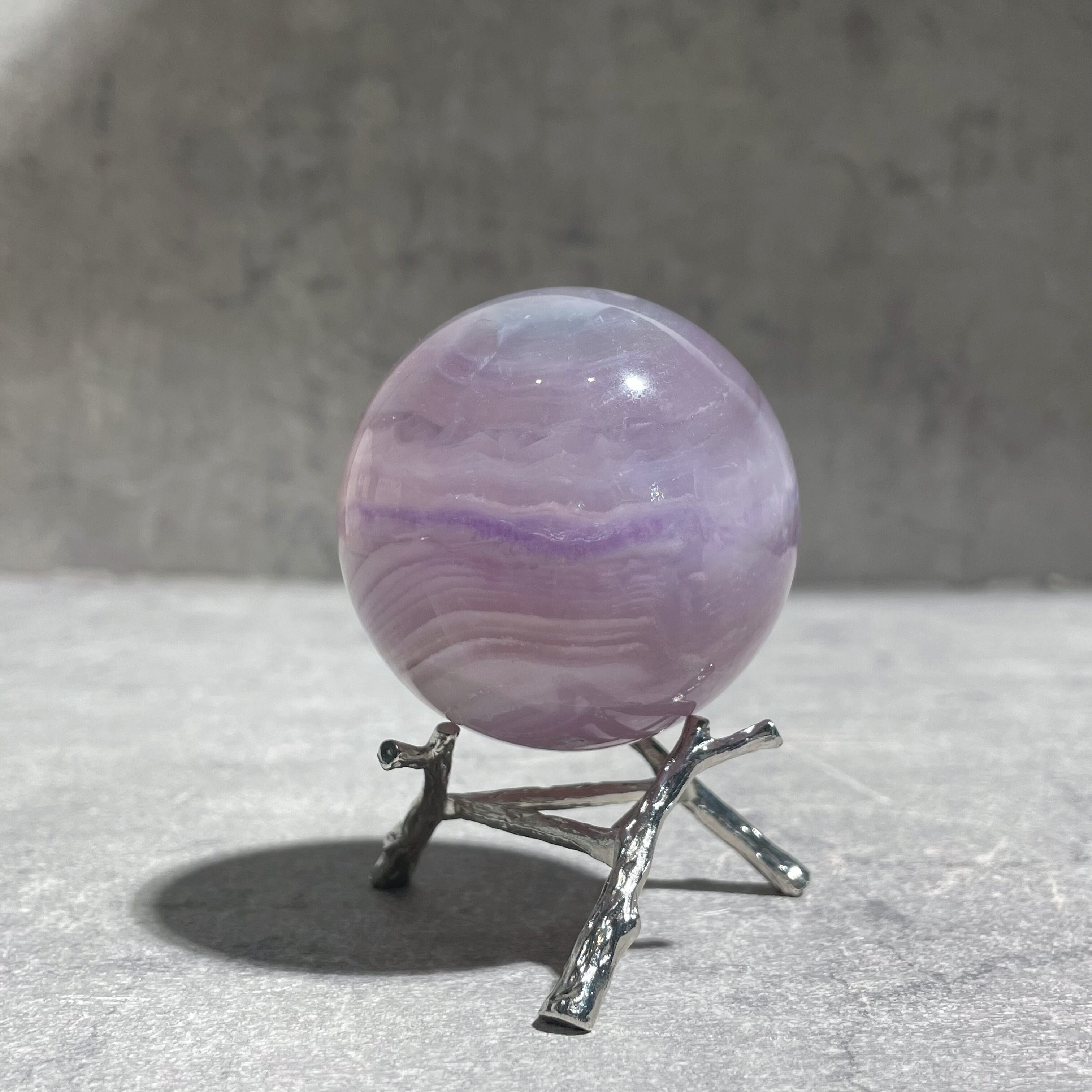 シルキーフローライト スフィア01◇ Silky Fluorite ◇天然石・鉱物