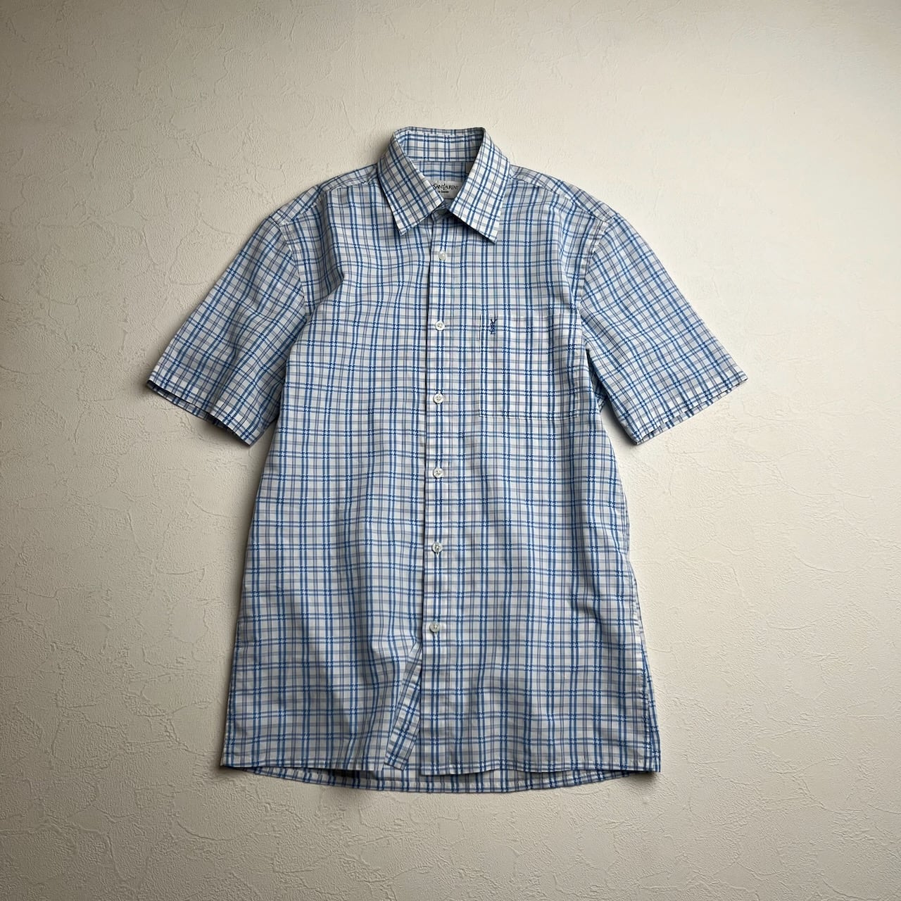 Yves Saint Laurent チェック 半袖シャツ | RUFFY