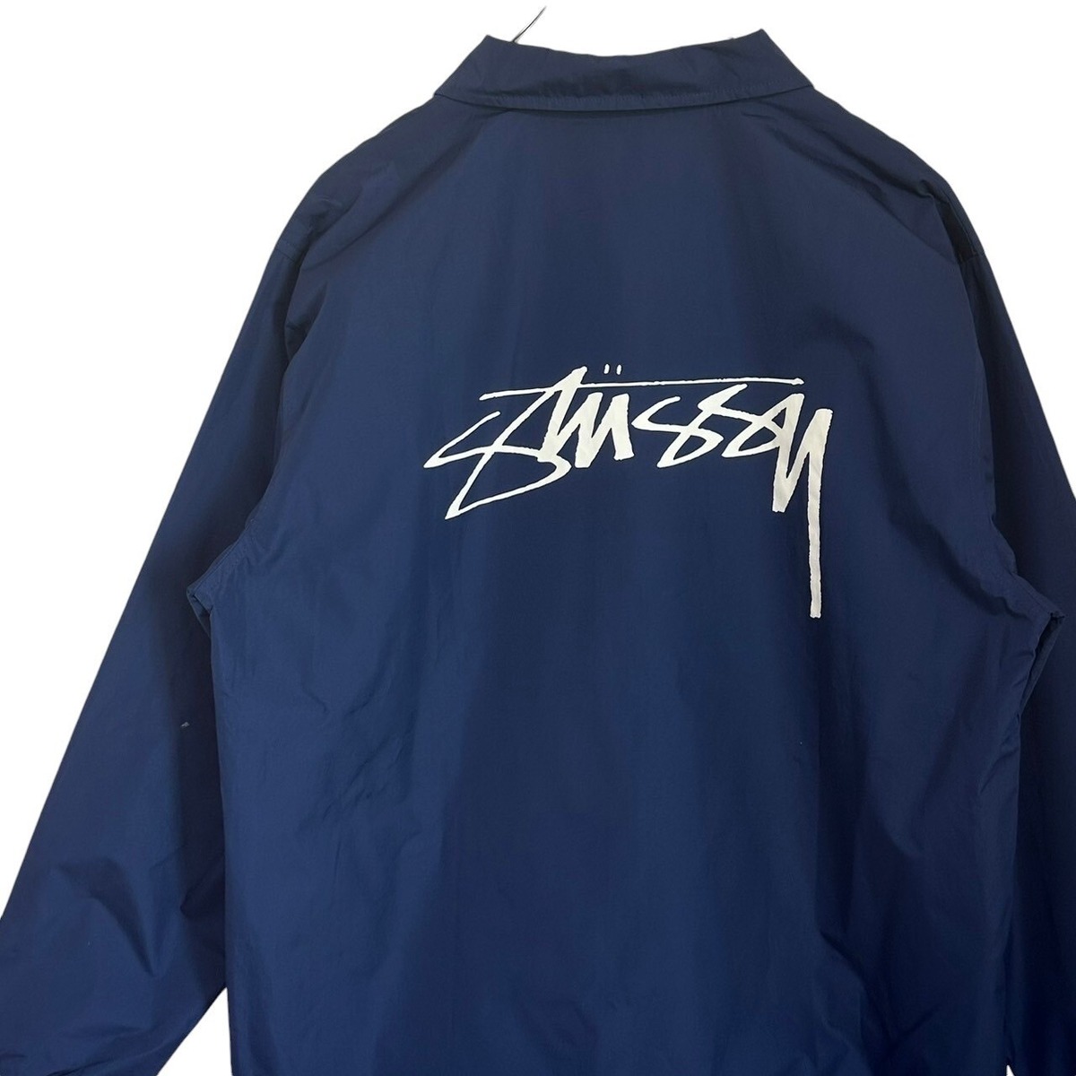 stussy ステューシー コーチジャケット バックロゴ プリント 刺繍ロゴ 