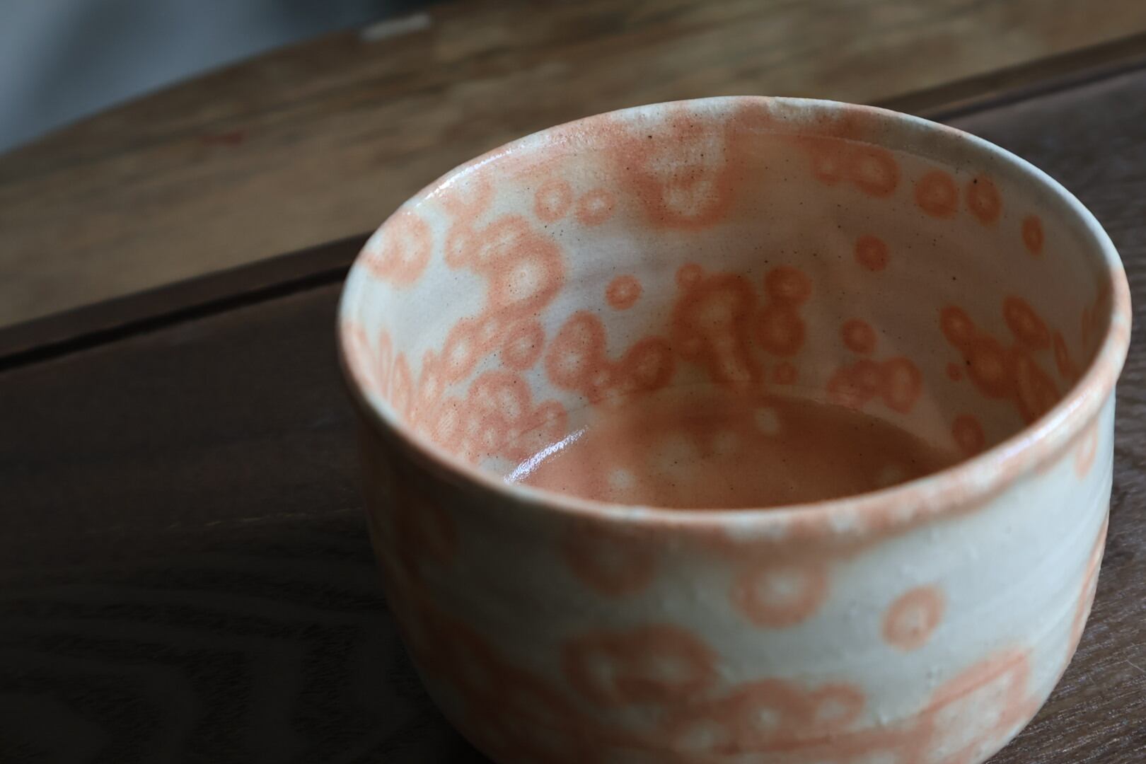 萩焼窯元 椿秀窯 彩土抹茶碗楽型 | うつわ通販 土岐陶器店 / ONLINE SHOP