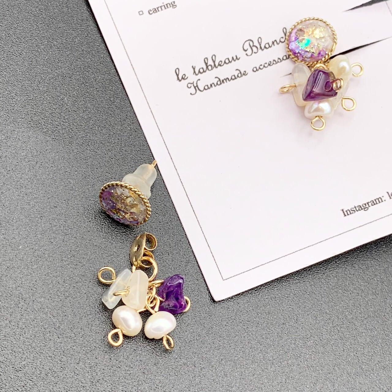 2way淡水パールピアス | CARA handmade