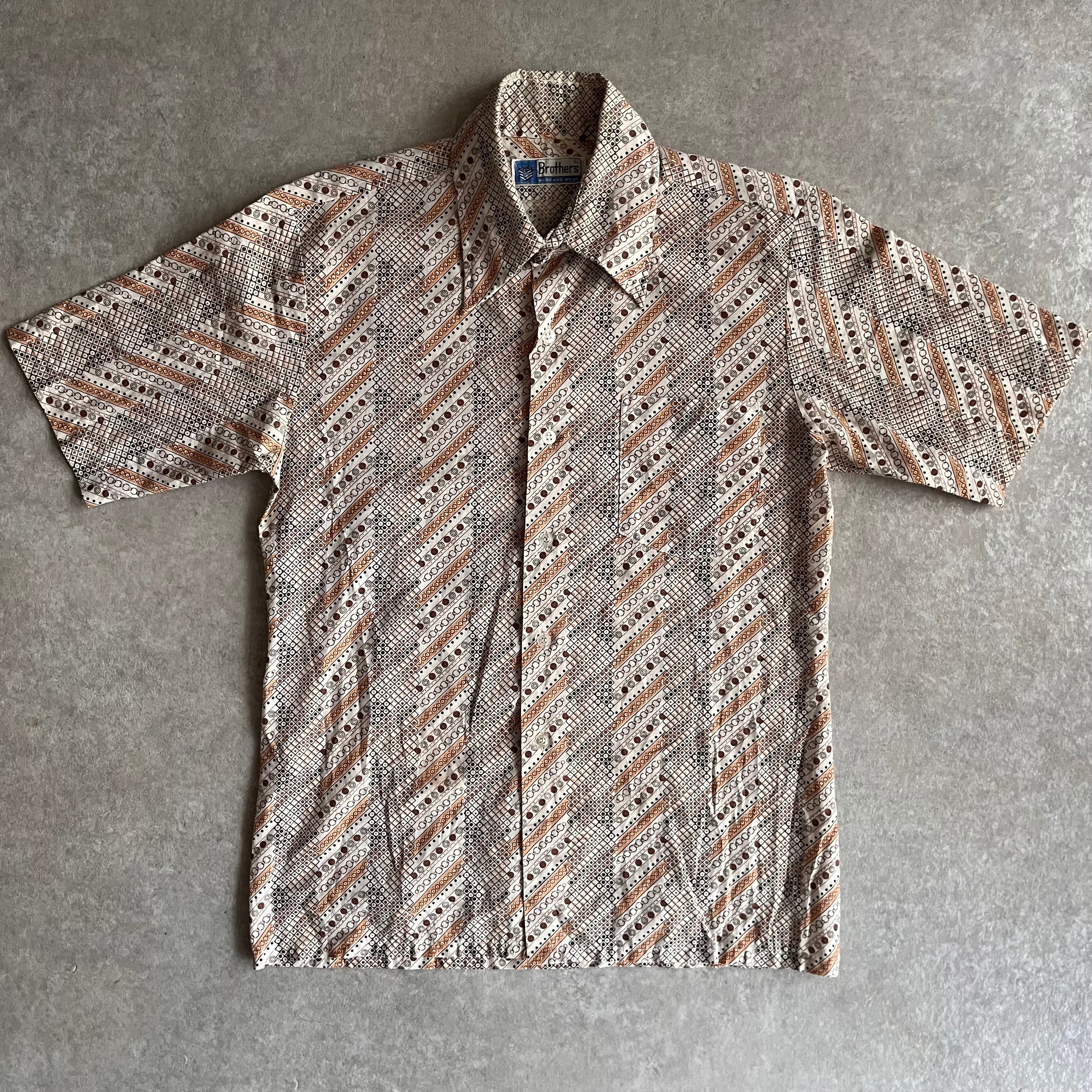 1970s Brothers S/S Shirts L H367
