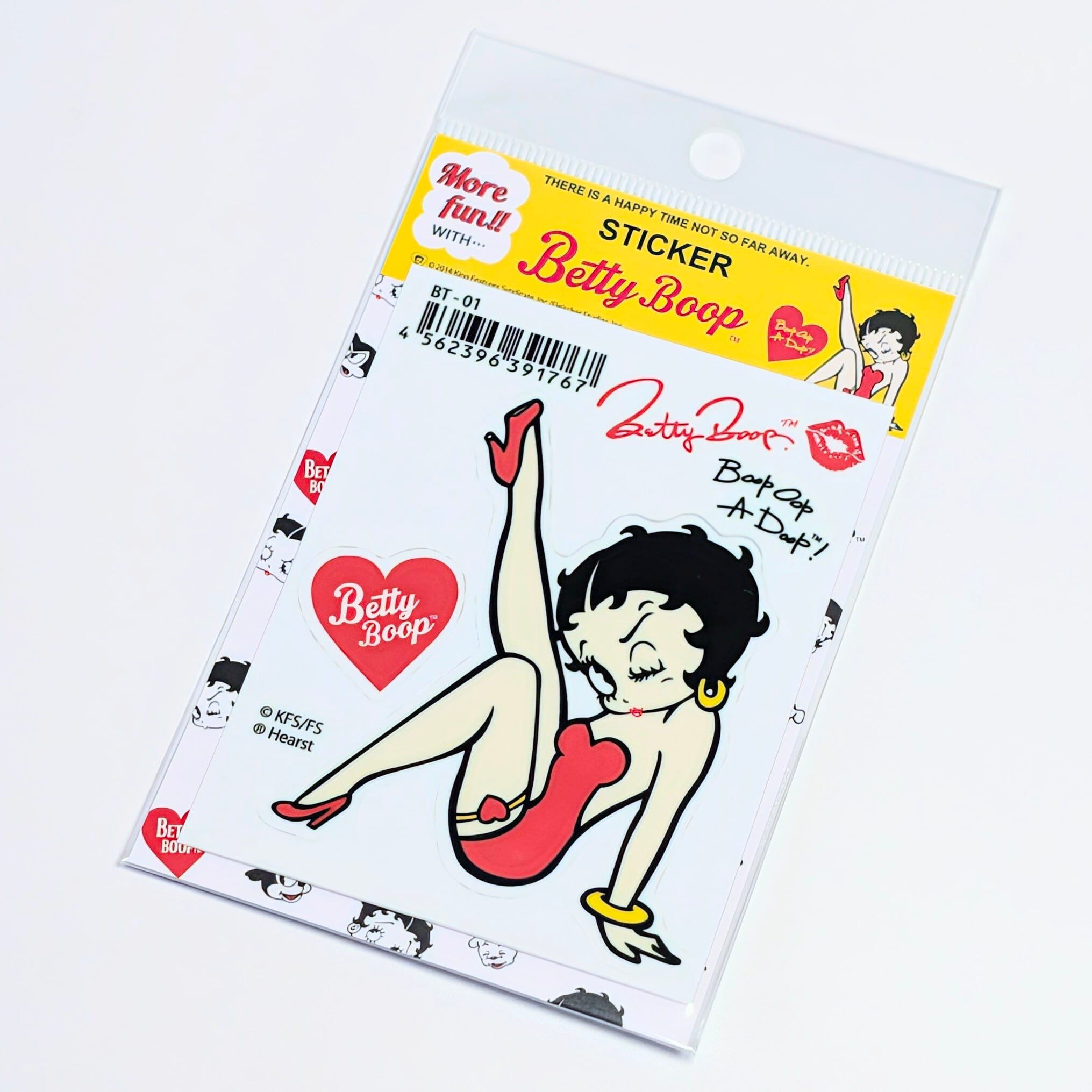 ✨️みんなメロメロ♡✨️送料無料!【 Betty Boop(ベティブープ) 】 STICKER(ステッカー)/ シール / ベティちゃん 〚アメリカン雑貨 アメトイ〛