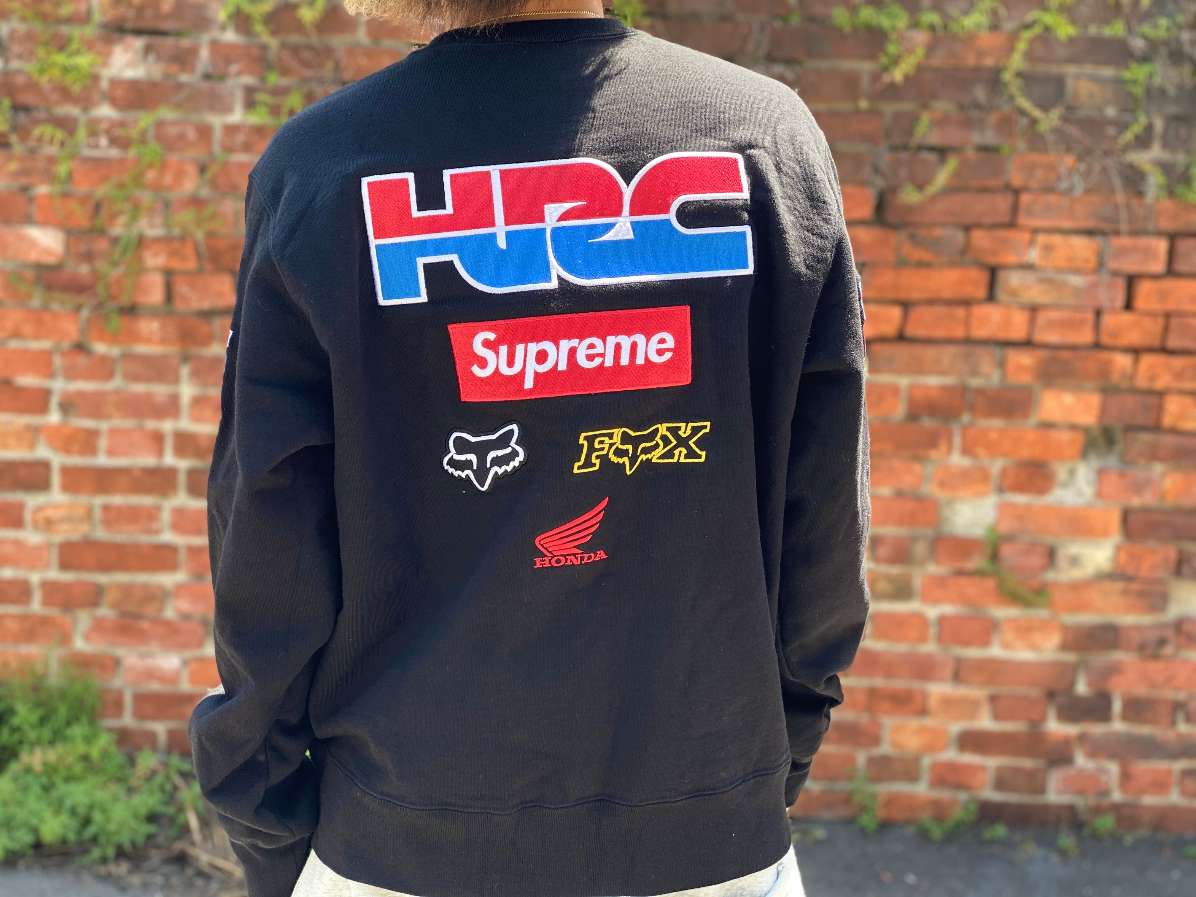 【XL】Supreme / Honda  Fox Racing Crewneck