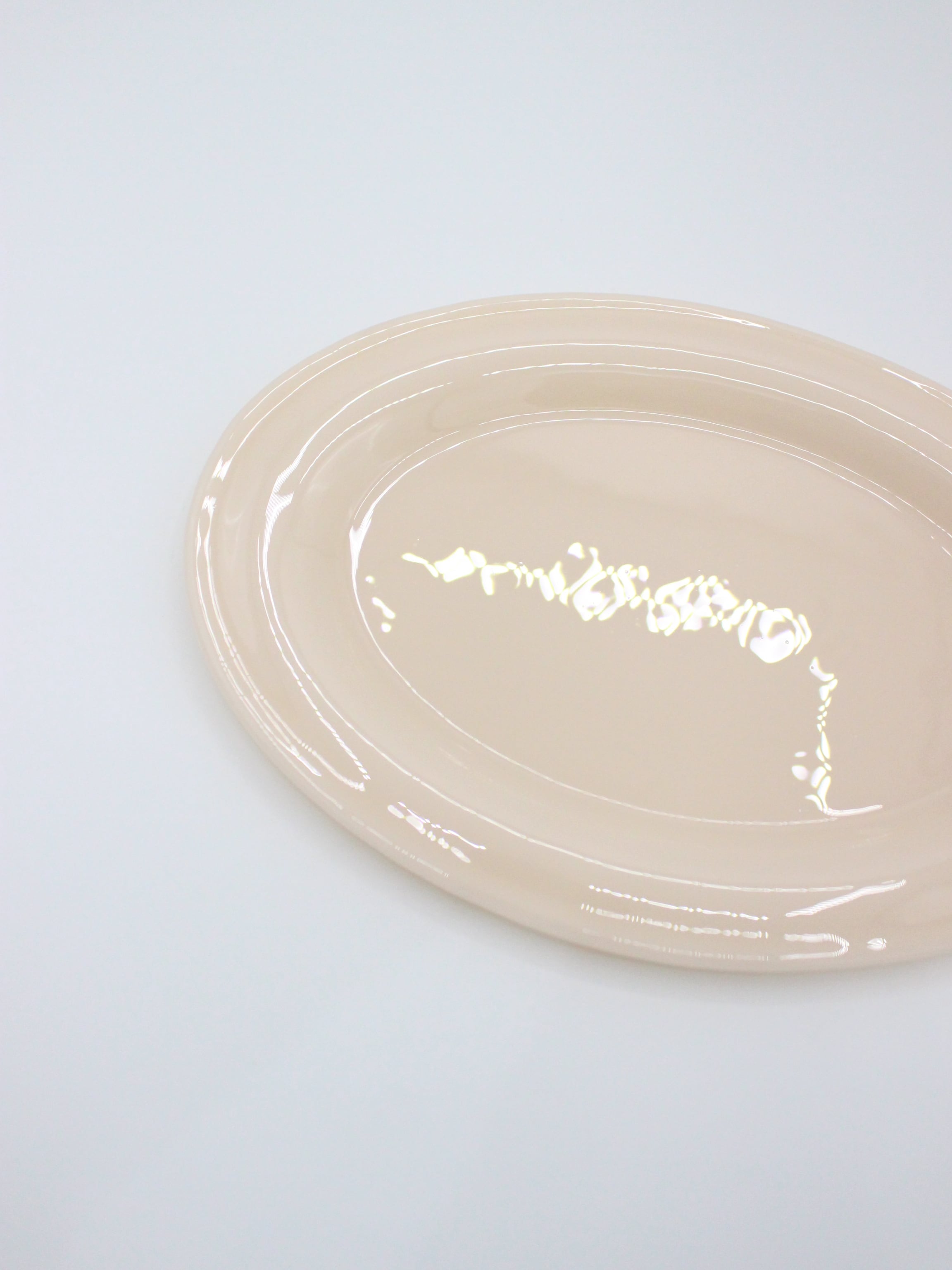 【 天気雨 】　ガラス　楕円皿 天気雨 楕円皿 17 18 | RESONASON