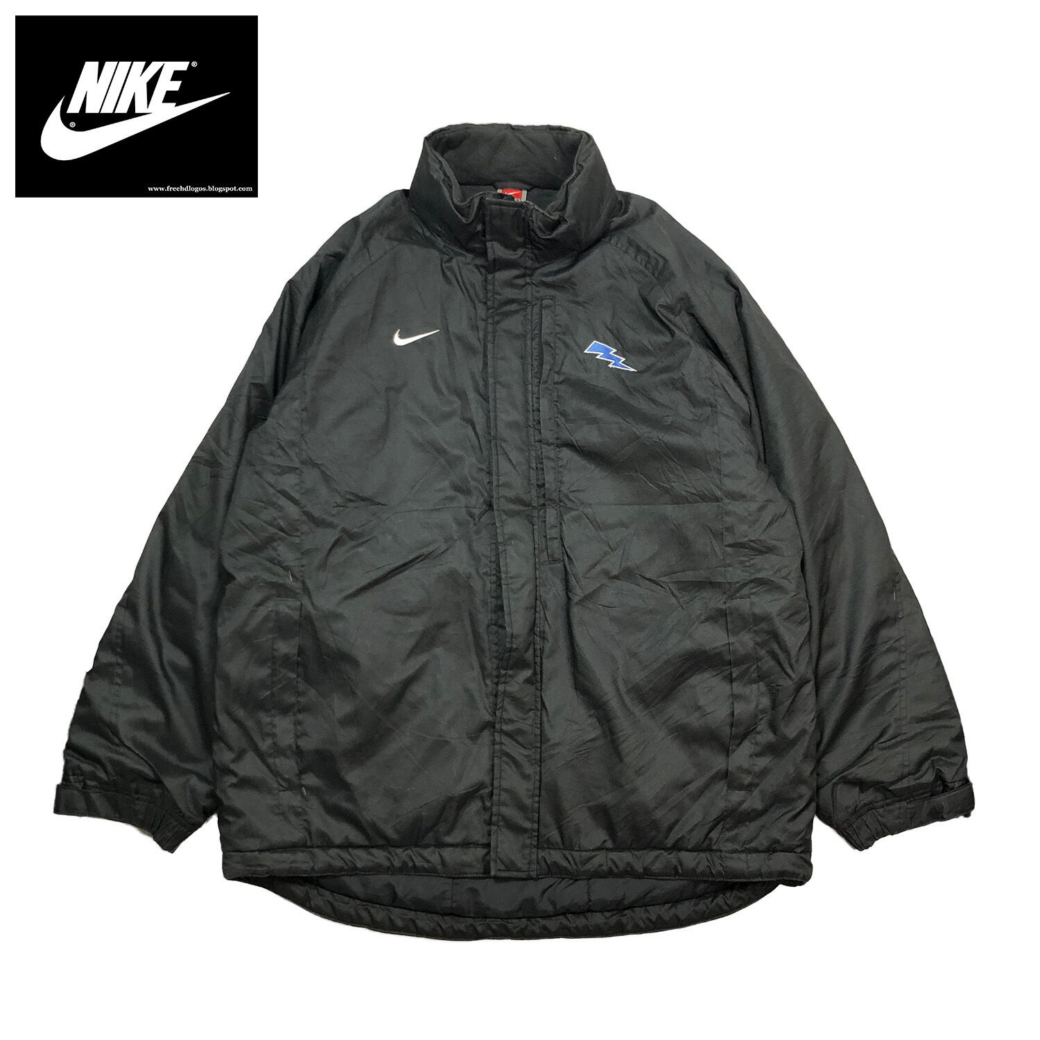 【銀タグ】90s NIKE ナイロンジャケット フード収納