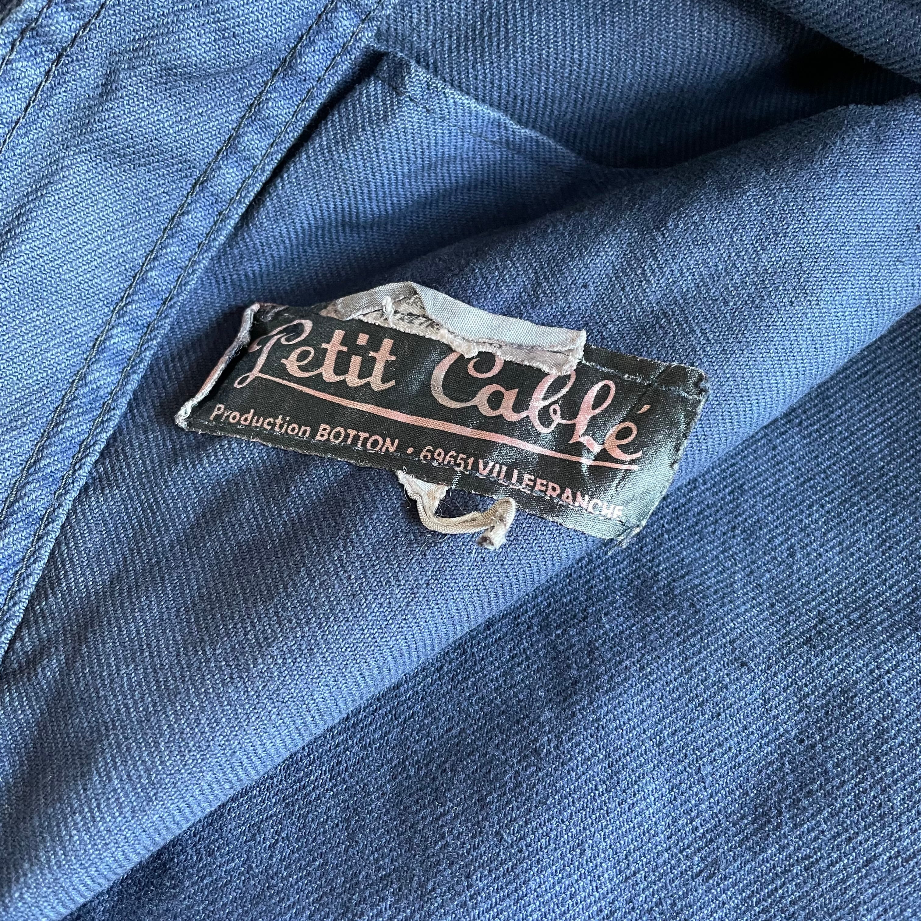 Vintage 60s~ French work フレンチワーク コットンツイル Vintage 60s~ French work フレンチワーク コットンツイル