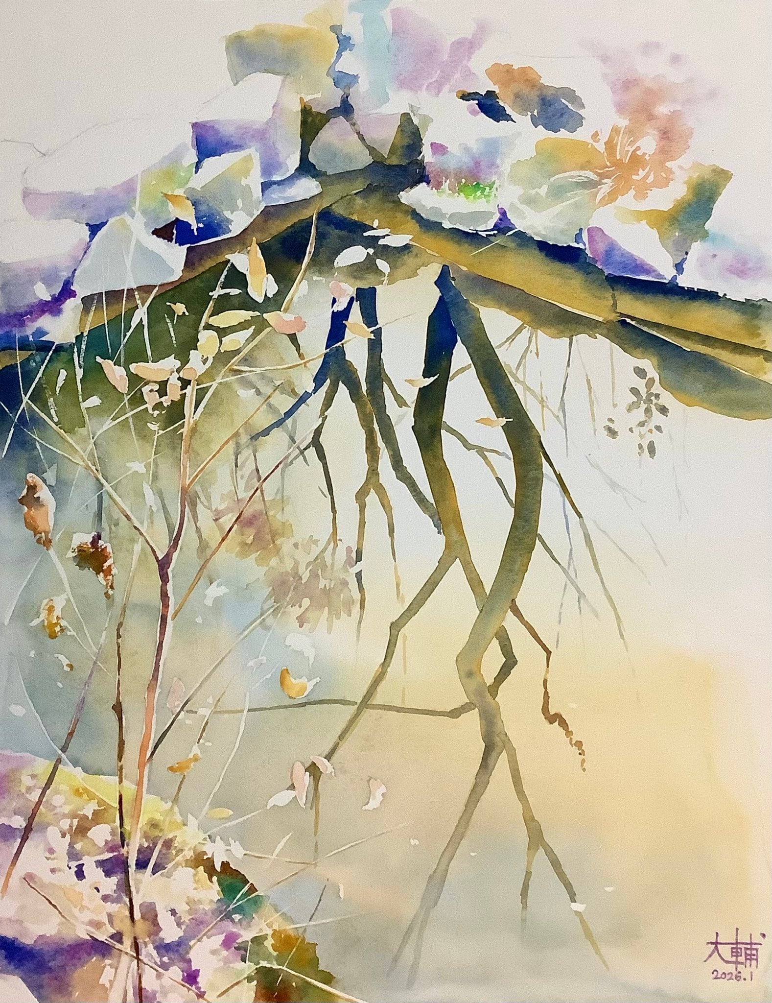 光る風（水彩画） | didi's artfactory