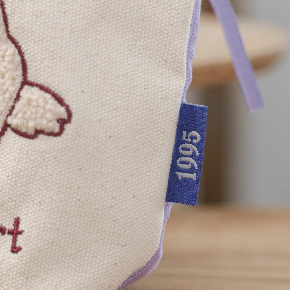 耳をすませば 帆布サガラ刺繍ポーチ（2160） | すすのこ商店｜ジブリ