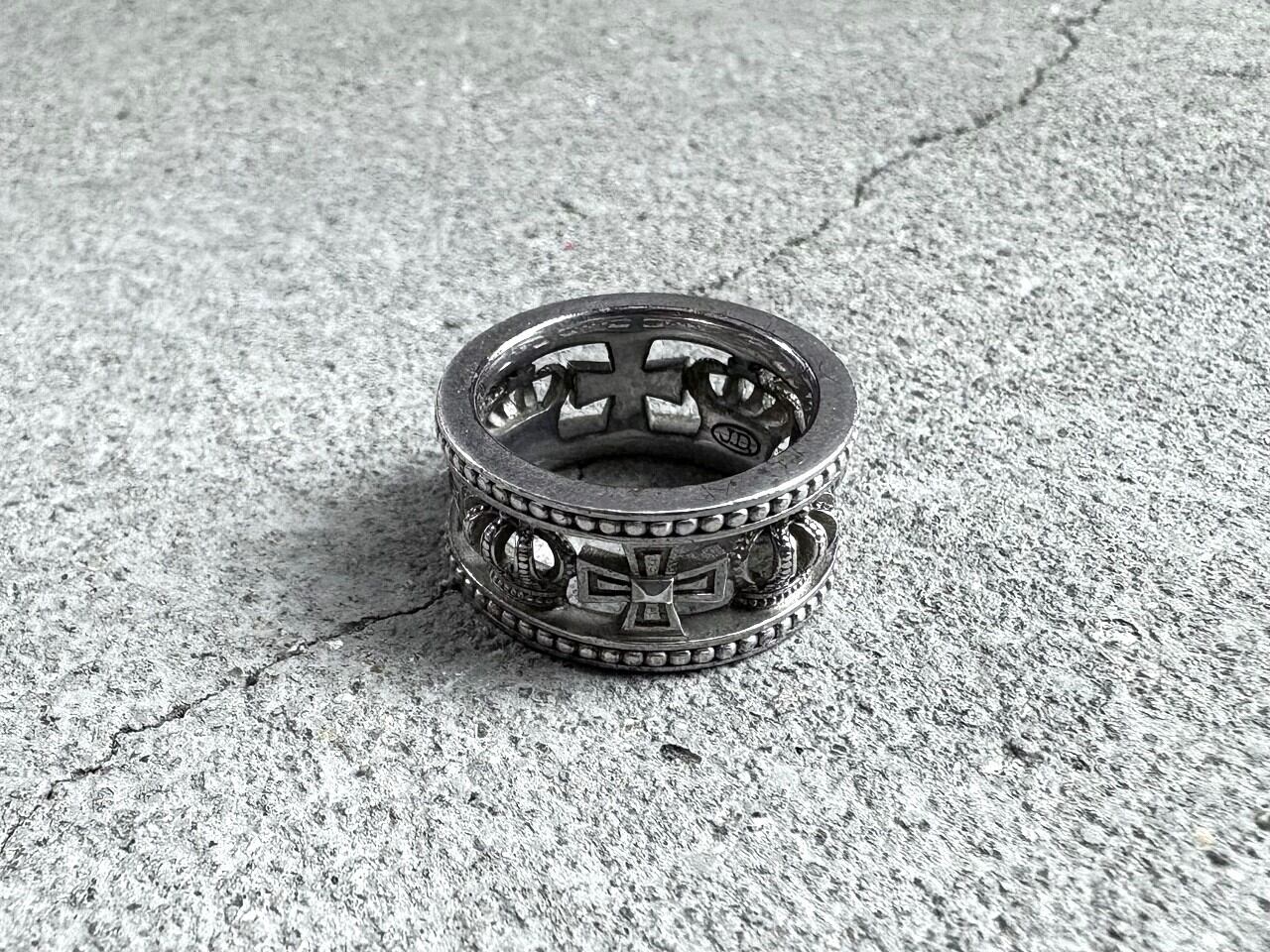 Justin Davis Medieval Wedding Band Ring silver 925