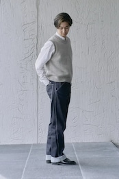 ウエストオーバーオール<ストレートデニム>