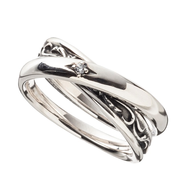 【めちゃ売れてます！指輪売り上げランキング1位】大人気ACインフィニティーリング ACR0278　AC Infinity Ring/シルバーアクセサリーブランドsilver jewelry