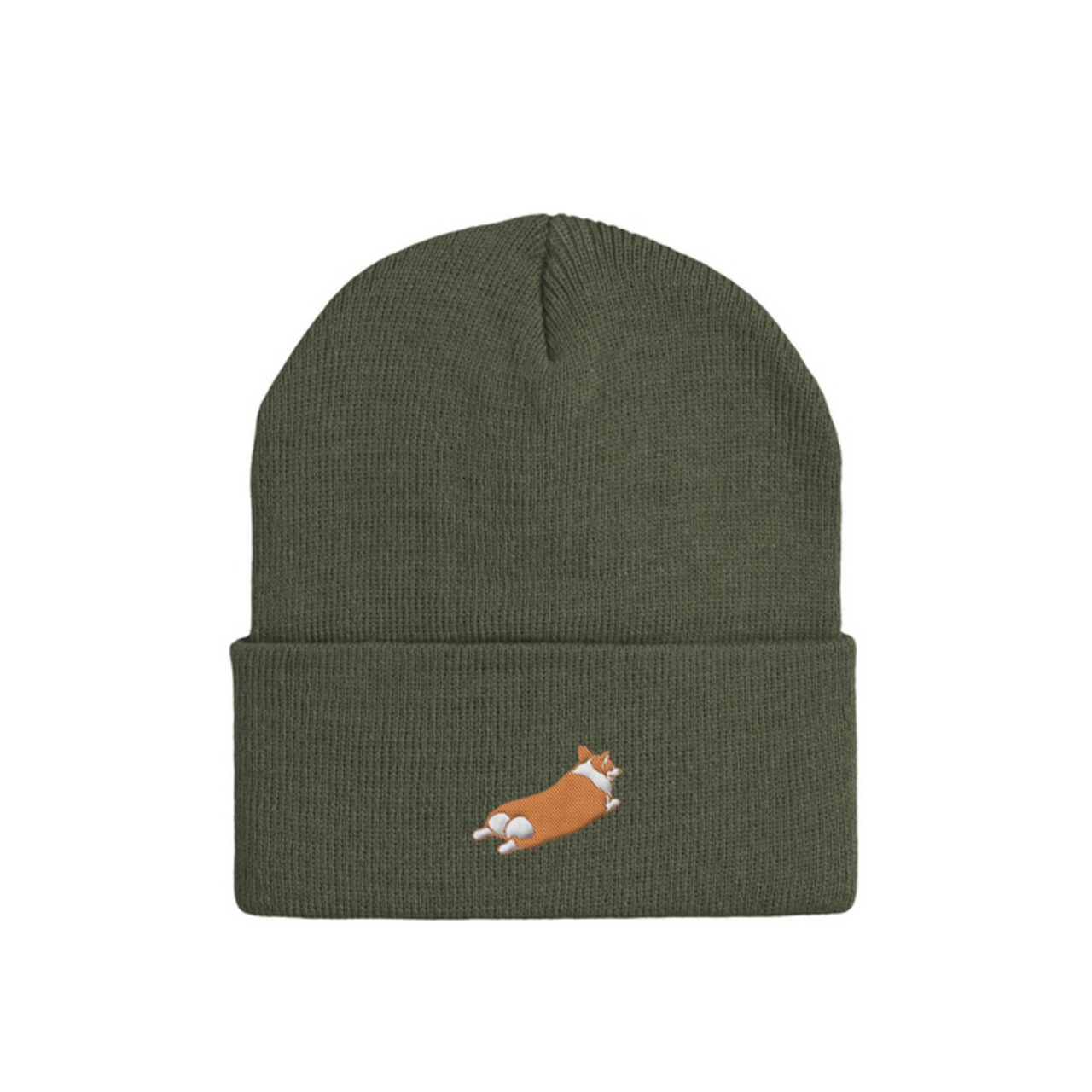 WC ROGO Knit Beanie -Olive-　[H0024]