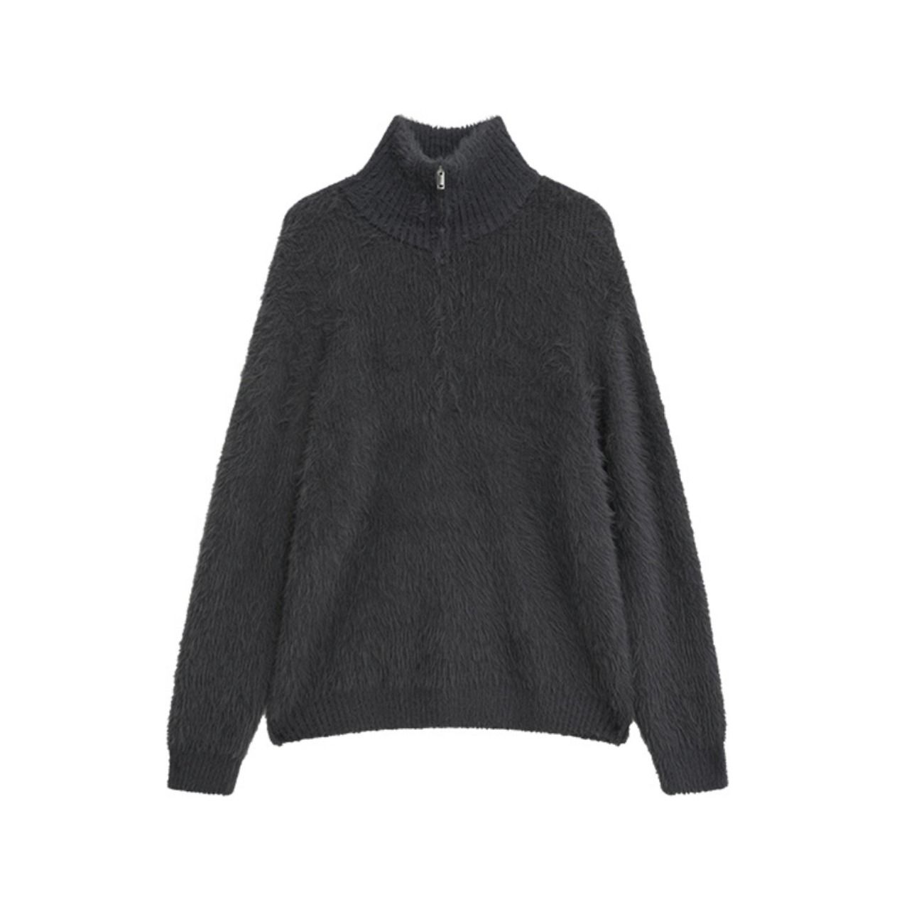 High Neck Zip Sweater / M–3XL　TB2635・画像10