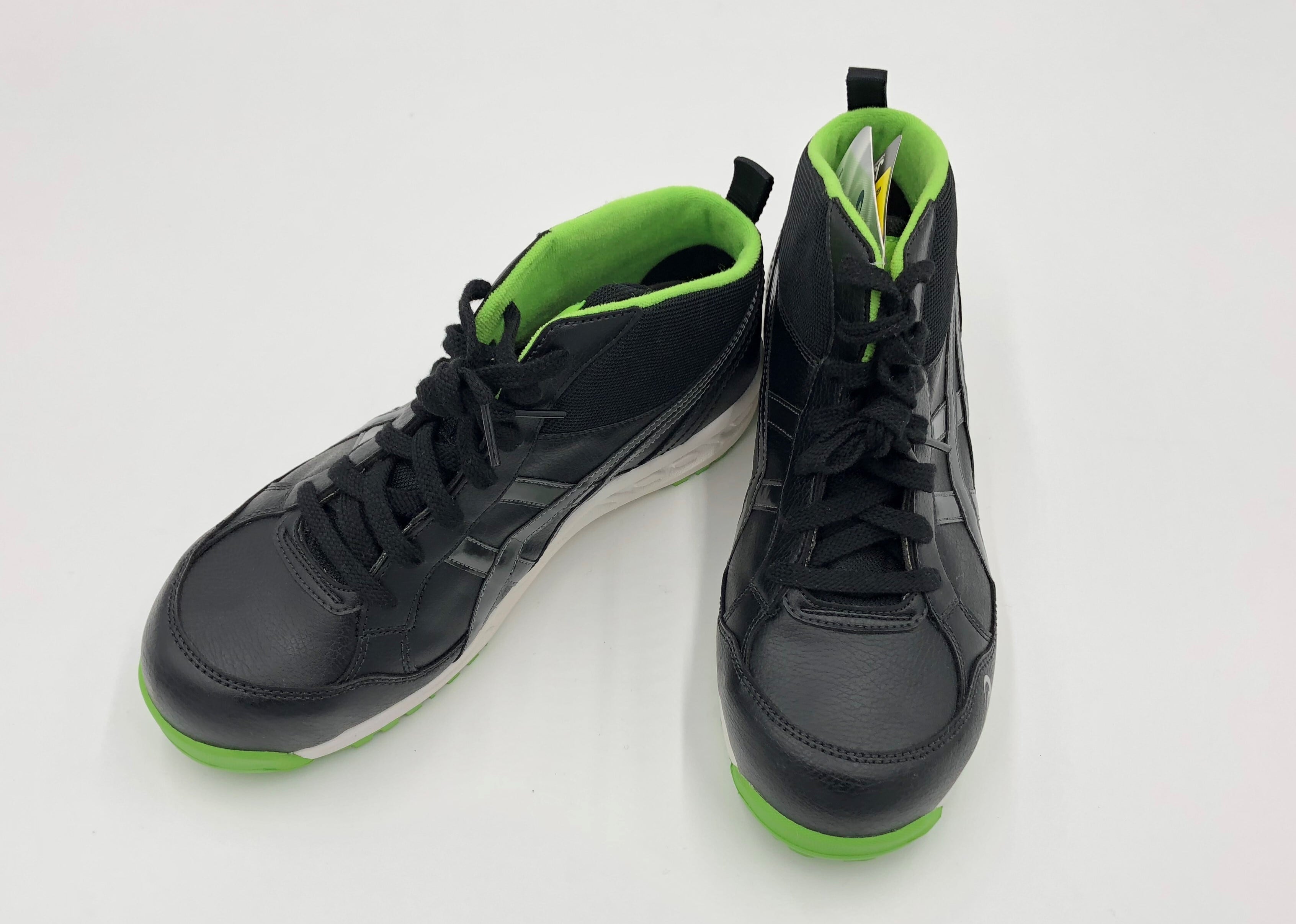 FIS35L アシックスウィンジョブ35L 9095：ブラック×ダークグレー