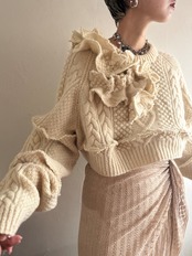 Ivory Texture remake knit-5080-11
