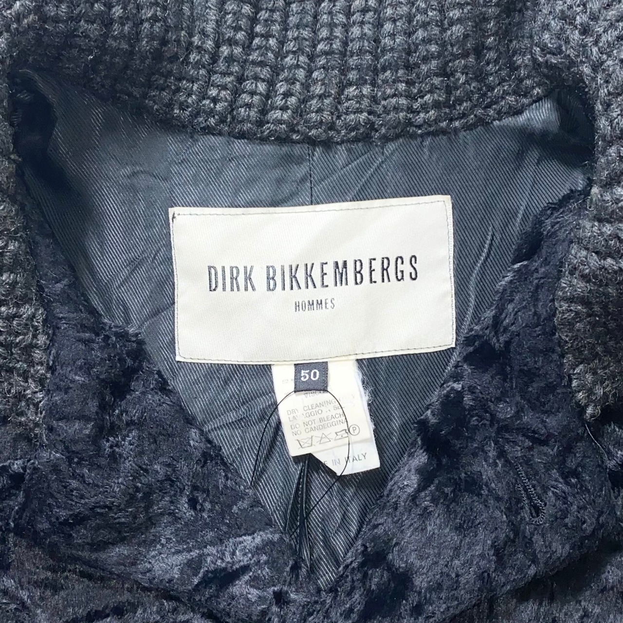 archive DIRK BIKKEMBERGS black velvet jacket