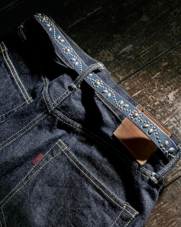 flower +1 studs narrow long belt (HTC × M) | BRIDGE