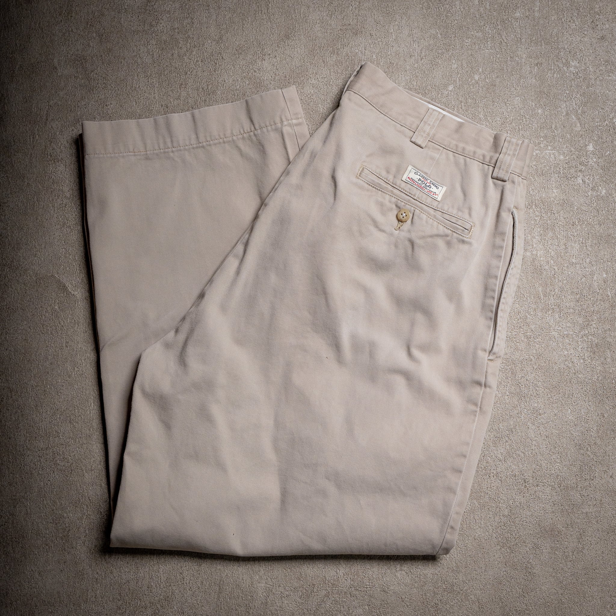 【W34】POLO by Ralph Lauren POLO CHINO "PHILIP PANT" ポロチノ ラルフローレン ユーズド フィリップ No.140