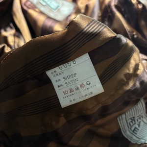 vintage GIANCARLO ROSSI sheep leather blouson