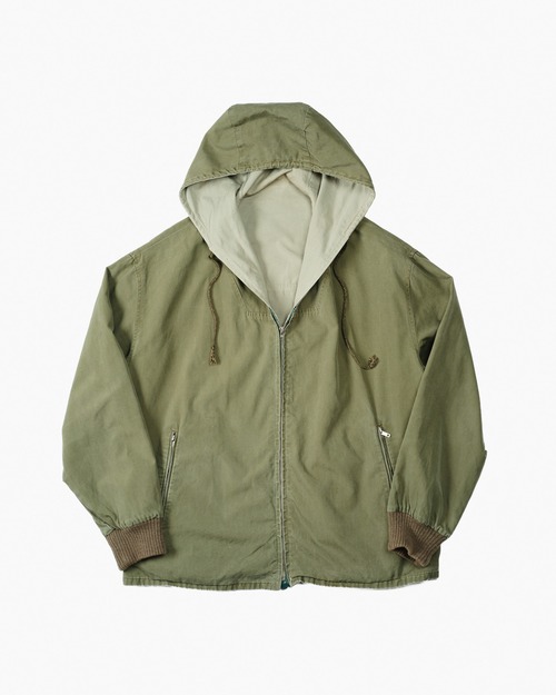 [1960's] "German Vintage" Reversible Cotton Ski Parka